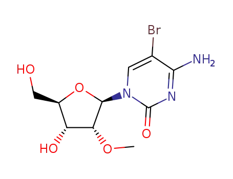 Molecular Structure of 494210-77-4 (Cytidine, 5-bromo-2'-O-methyl-)