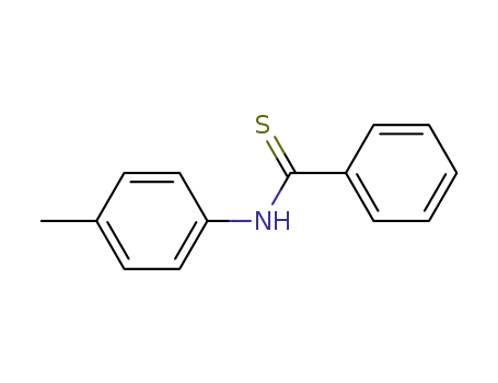 Molecular Structure of 5373-55-7 (N-(4-methylphenyl)benzenecarbothioamide)