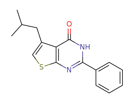 5-(2-methylpropyl)-2-phenyl-3H-thieno[2,3-d]pyrimidin-4-one