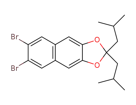 6,7-dibromo-2,2-diisobutylnaphtho[2,3-d][1,3]dioxole