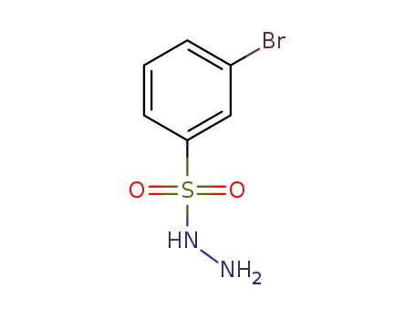 Molecular Structure of 89862-26-0 (Benzenesulfonic acid, 3-bromo-, hydrazide)