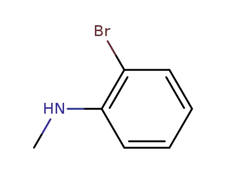 Molecular Structure of 6832-87-7 (2-BROMO-N-METHYLANILINE  95)