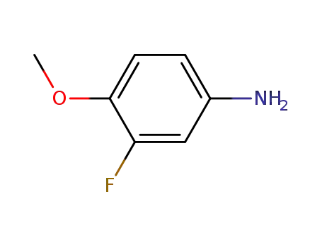 Molecular Structure of 366-99-4 (3-Fluoro-4-methoxyaniline)