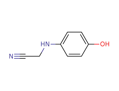2-((4-hydroxyphenyl)amino)acetonitrile