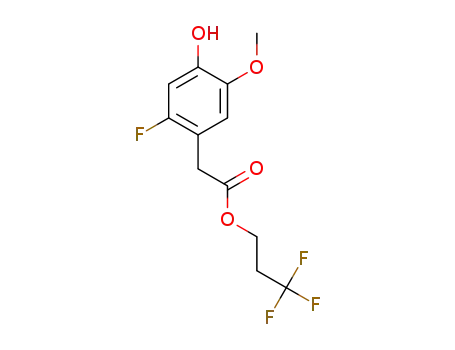 1,1,1-trifluoropropan-2-yl 2-(2-fluoro-4-hydroxy-5-methoxyphenyl)acetate