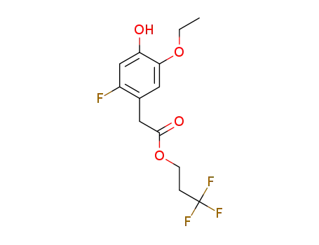 1,1,1-trifluoropropan-2-yl 2-(5-ethoxy-2-fluoro-4-hydroxyphenyl)acetate