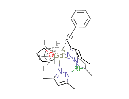 (tri(3,5-dimethylpyrazolyl)borate)CpGdC≡CPh(THF)