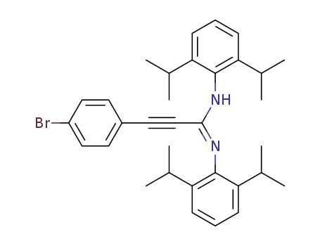 (E)-3-(4-bromophenyl)-N,N'-bis(2,6-diisopropylphenyl)propiolamidine