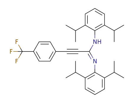 (E)-N,N'-bis(2,6-diisopropylphenyl)-3-(4-(trifluoromethyl)phenyl)propiolamidine