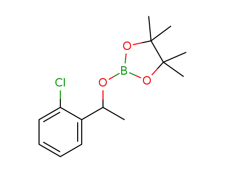 2-(1-(2-chlorophenyl)ethoxy)-4,4,5,5-tetramethyl-1,3,2-dioxaborolane