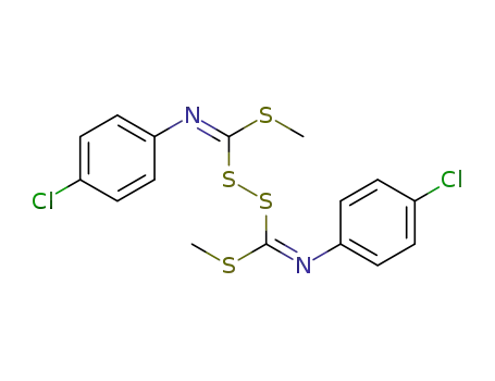 bis[(Z)-1-p-chlorophenylimino-1-methylthiomethyl]disulfide