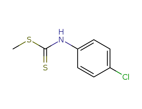 Molecular Structure of 705-69-1 (4-Chlorophenyldithiocarbamic acid methyl ester)