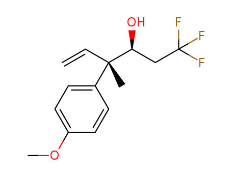 1,1,1-trifluoro-4-(4-methoxyphenyl)-4-methylhex-5-en-3-ol