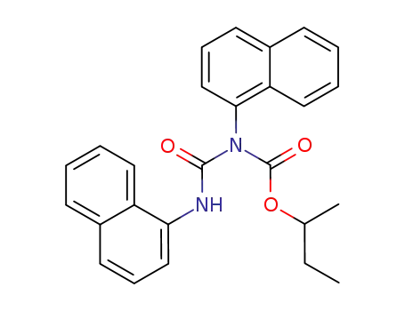 N-<1>Naphthylcarbamoyl-<1>naphthylcarbamidsaeure-sec-butylester