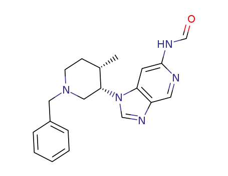 cis-N-[1-(1-benzyl-4-methylpiperidin-3-yl)-1H-imidazo[4,5-c]pyridin-6-yl]formamide