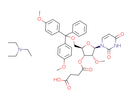 2'-O-methyl-3'-O-succinyl-5′-O-(4'',4'''-dimethoxytriphenylmethyl)uridine triethylammonium salt