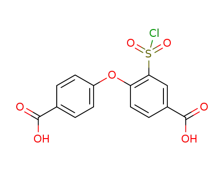 4-(4-carboxyphenoxy)-3-(chlorosulfonyl)benzoic acid