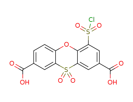 4-(chlorosulfonyl)-10,10-dioxo-10λ6-phenoxathiin-2,8-dicarboxylic acid