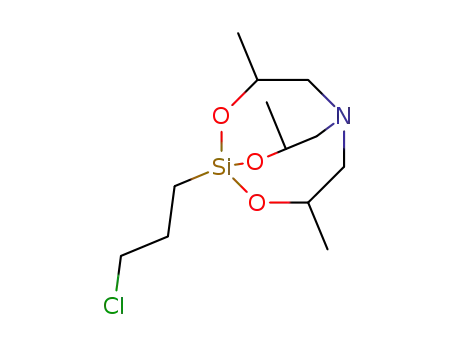 1-(3-chloropropyl)-3,7,10-trimethyl-2,8,9-trioxa-5-aza-1-silabicyclo[3.3.3]undecane