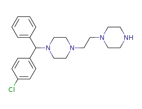 1-((4-chlorophenyl)(phenyl)methyl)-4-(2-(piperazin-1-yl)ethyl)piperazine