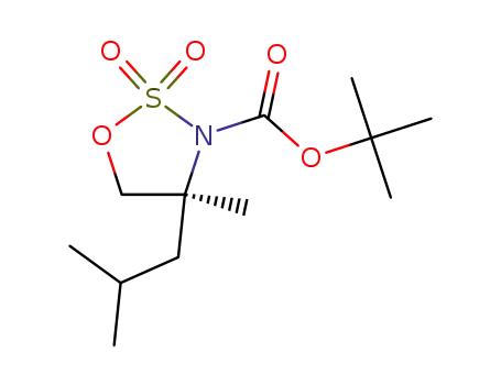 (S)-tert-butyl 4-isobutyl-4-methyl-1,2,3-oxathiazolidine-3-carboxylate 2,2-dioxide