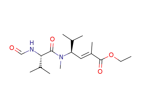 (S,E)-ethyl 4-((S)-2-formamido-N,3-dimethylbutanamido)-2,5-dimethylhex-2-enoate
