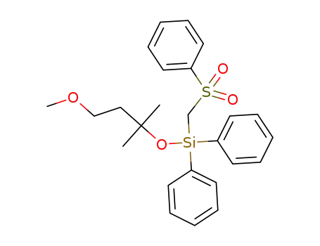 [((4-methoxy-2-methylbutan-2-yl)oxy)diphenylsilyl]methyl phenyl sulfone