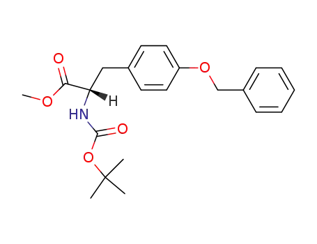 Molecular Structure of 27513-44-6 (METHYL-N-BOC-4-BENZYLOXY-L-PHENYL ALANINE)