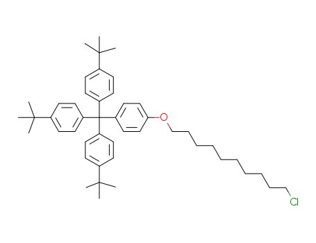 1-chloro-10-{4'-[tris(p-t-butylphenyl)methyl]phenoxy}decane