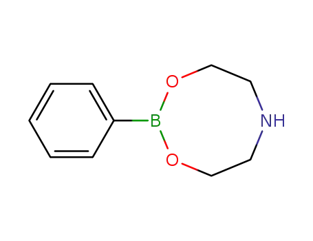 Molecular Structure of 4406-73-9 (4H-1,3,6,2-Dioxazaborocine, tetrahydro-2-phenyl-)