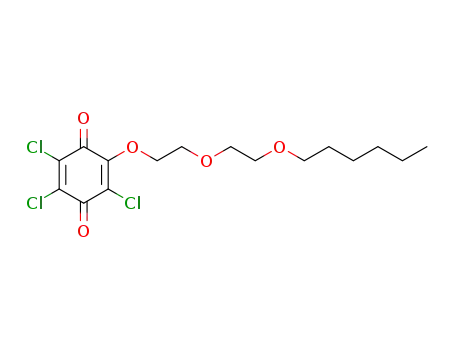 2,3,5-trichloro-[6-(2-(2-hexyloxy)ethoxy)ethoxy]cyclohexa-2,5-diene-1,4-dione