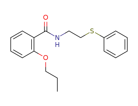 N-(2-(phenylthio)ethyl)-2-propoxybenzamide
