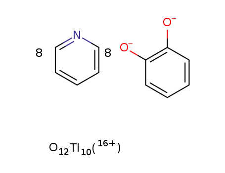 Ti10O12(catecholato)8(pyridine)8