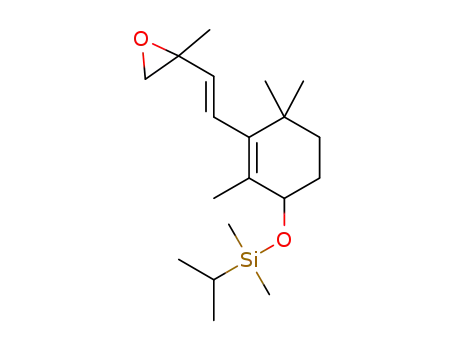 (E)-isopropyldimethyl((2,4,4-trimethyl-3-(2-(2-methyloxiran-2-yl)vinyl)cyclohex-2-en-1-yl)oxy)silane