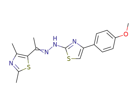 2-(4-(4-methoxyphenyl)thiazol-2-yl)-1-(1-(2,4-dimethylthiazol-5-yl)ethylidene)hydrazine