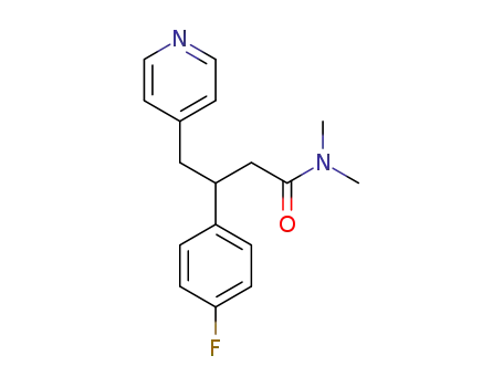 3-(4-fluorophenyl)-N,N-dimethyl-4-(pyridin-4-yl)butanamide