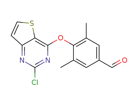 4-((2-chlorothieno[3,2-d]pyrimidin-4-yl)oxy)-3,5-dimethylbenzaldehyde