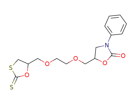 5-(6-oxathiolan-2-thione-2,5-dioxahexan-5-yl)-3-phenyloxazolidin-2-one