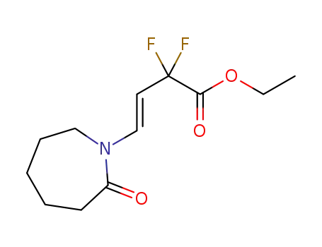ethyl (E)-2,2-difluoro-4-(2-oxoazepan-1-yl)but-3-enoate