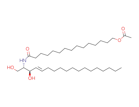 15-(acetoxy)pentadecanoic acid(2-hydroxy-1-hydroxymethyl-heptadecyl-3-en-yl)amide