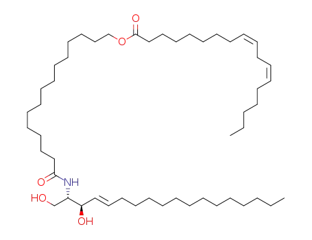 15-(9Z,12Z-octadeca-9,12-dienoyloxy)pentadecanoic acid (2-hydroxy-1-(hydroxymethyl)heptadec-3-en-yl)amide