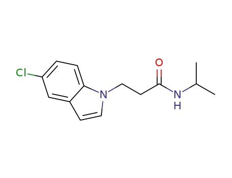 3-(5-chloro-1H-indol-1-yl)-N-isopropylpropanamide