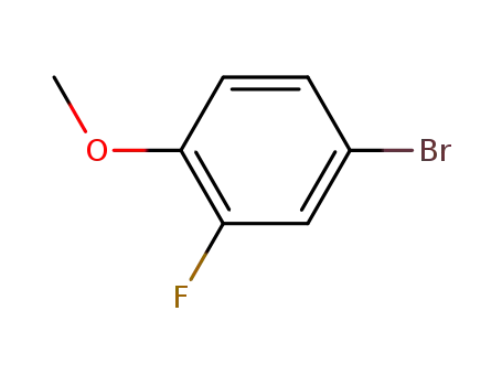 Molecular Structure of 2357-52-0 (4-Bromo-2-fluoroanisole)