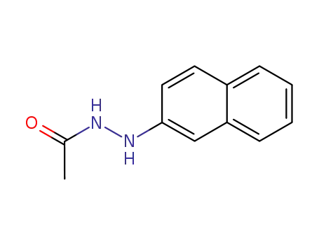 Molecular Structure of 40880-56-6 (N'-(naphthalen-2-yl)acetohydrazide)