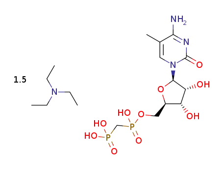 5-methylcytidine-5'-O-[(phosphonomethyl)phosphonic acid] sesquitriethylamine salt