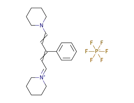 1-[3-phenyl-5-(1-piperidinyl)-2,4-pentadienylidene]piperidinium hexafluorophosphate