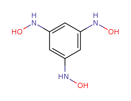 Molecular Structure of 98096-07-2 (1,3,5-Benzenetriamine, N,N',N''-trihydroxy-)