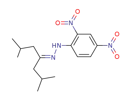 Molecular Structure of 5335-89-7 (N-(2,6-dimethylheptan-4-ylideneamino)-2,4-dinitro-aniline)