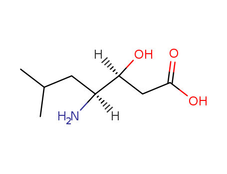 Heptanoic acid,4-amino-3-hydroxy-6-methyl-, (3S,4S)-