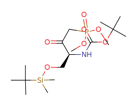tert-butyl (S)-(1-((tert-butyldimethylsilyl)oxy)-4-(dimethoxyphosphoryl)-3-oxobutan-2-yl)carbamate
